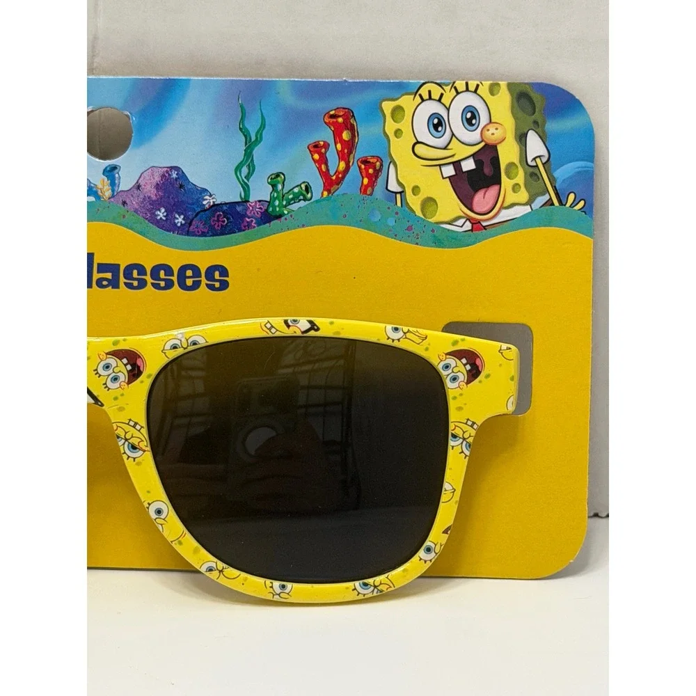 Nickelodeon SpongeBob SquarePants Sunglasses Yellow Character Print New